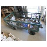 yard cart & items inside it