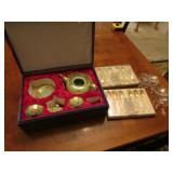 japan tea imcomplete set,silverware & items