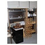 file cabinet,decorator items,lights & items