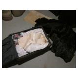 stephane mathews coat,coat & suitcase of linens