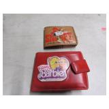 early snoopy & barbie wallets