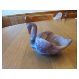 imperial purple slag glass swan