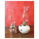 2 oil lamps