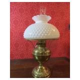 brass oil lamp