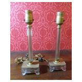 2 vintage vanity lamps