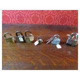 6 locks (2 have keys)