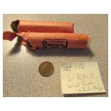 2 rolls of wheat pennies & 1 indian head cent