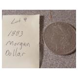 1883 morgan silver dollar