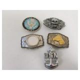 5 belt buckles