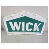 aluminum wick sign