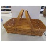 longaberger basket w/odd insert