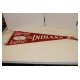 vintage I.U. rose bowl pennant