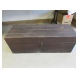 vintage wooden carpenters box