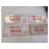 hamilton co. centennial plates