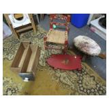 kids chair,turtle stool,drawers & pig board