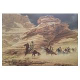 Frank McCarthy Unframed Lithograph Dust-Stained