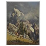 Frank McCarthy Unframed Lithograph Crossing The