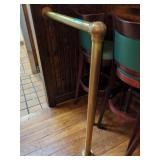 brass corner railing