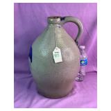 Cowden & Willcox Harrisburg PA, 2 Gal Blue Jug