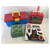 TMNT Lunchbox, Empty Containers & Lego Book