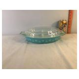 Pyrex Snowflake Divided Dish 1.5 qt