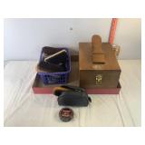 Shoe Shine Box & Accessories