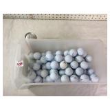 Tub of Golf Balls