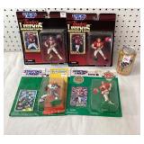 Asst Starting Lineup Collectible Football Figures