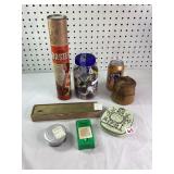 Vtg Turkey Baster, Jar of Buttons & Asst Coll.