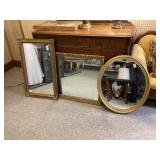 3 Antique Mirrors