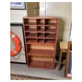 Wooden Organizer Approx 48" H x 26.5" W x 11.5" D