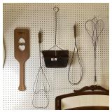 Vintage Rug Beaters & Dustpan