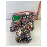 5 - 1 Gal Bags of Asst Legos