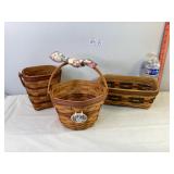 Assorted Longaberger Baskets