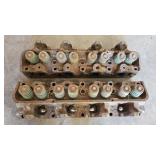 Ford FE cylinder heads G7AE - A pair