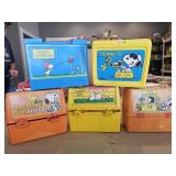 Snoopy and Woodstock lunch boxes