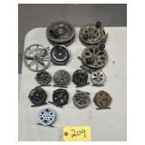 14 vintage fly reels