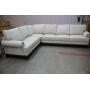 OFF WHITE W/ NAILHEAD TRIM SECTIONAL