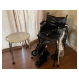 Wheelchair - ankle boot - canes - shower chair