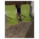 2 Folding Outdoor Chairs