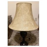 2 Matching Table Lamps, Wall Shelf