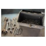 Plastic Tool Box w/ Misc. Wrenches