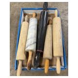 Wood & marble rolling pins