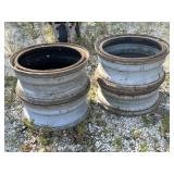 4 Semi truck rims, for 10-22ï¿½s