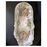 Danbury Mint Porcelain Doll Bundle of Joy