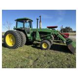 JD 4640 Tractor w/ 168 Loader & 8