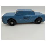 Wooden Childï¿½s Police Car Toy