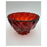 Amberina 9in Tiara Sunset Bowl