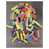 Playskool wooden colored blocks