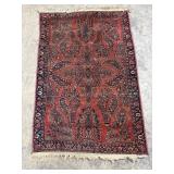 Oriental rug, 58in x 39in